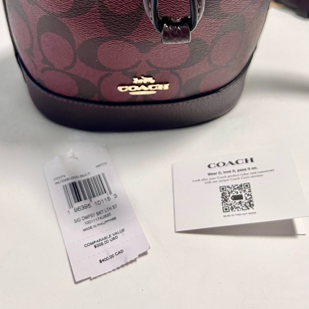 COACH Dempsy Drawstring Bucket Bag - Picture 5 of 5